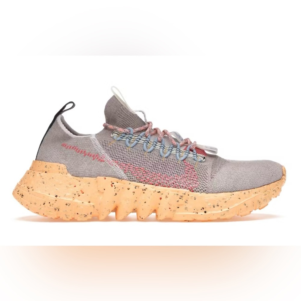 Nike Space Hippie 01 Melon Tint Aquamarine Gray Sneakers Size 4